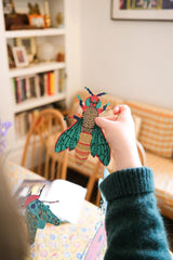 Hand-Sewn Insects Paper Garland | East End Press