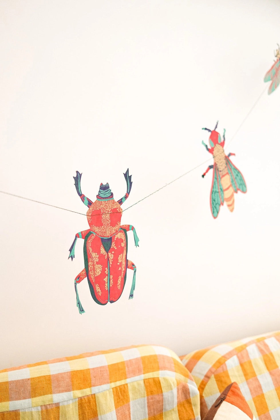 Hand-Sewn Insects Paper Garland | East End Press