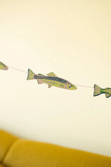 Hand-Sewn Tasty Anchovies Paper Garland | East End Press