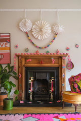 Baubles Sewn Paper Garland | East End Press