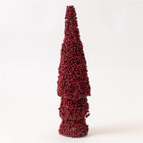 Red Beaded Berrywood Cone Tree