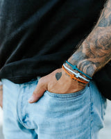 Canyon Tide Infinity Cross Silicone Bracelet Set