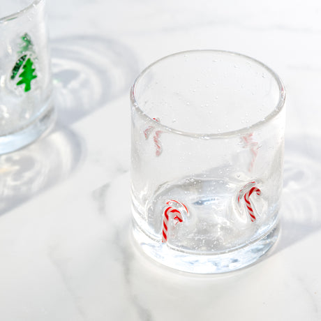 Christmas Icon Bubble Drinking Glass