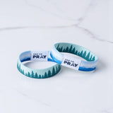 Mountains & Forests Tap to Pray Wristband