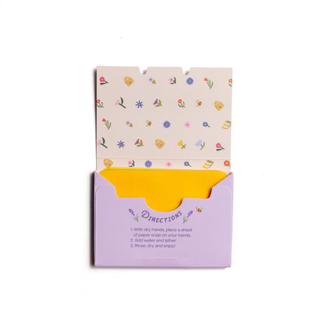 Lavender Honey Paper Soap Travel Sheets
