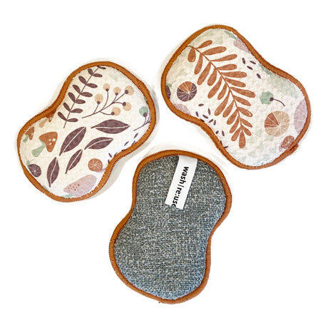 Re:Usable Funghi Sponge Set (Set of 3)
