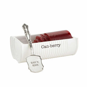 cranberry sauce white ceramic dish