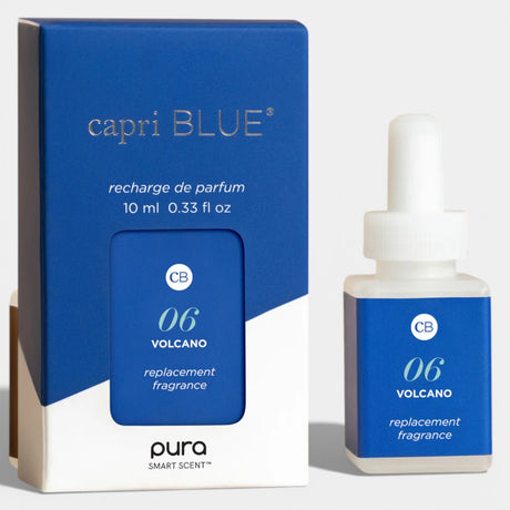Capri Blue Volcano Pura fragrance refill with tropical citrus and sweet vanilla home scent