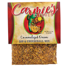caramelized onion dip mix seasoning for chips veggies and cheeseball