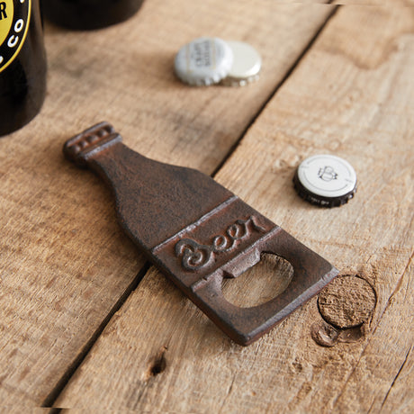 cast iron beer bottle opener by CTW Home