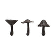 woodland rustic cast iron mushroom decor by Creative Co-Op