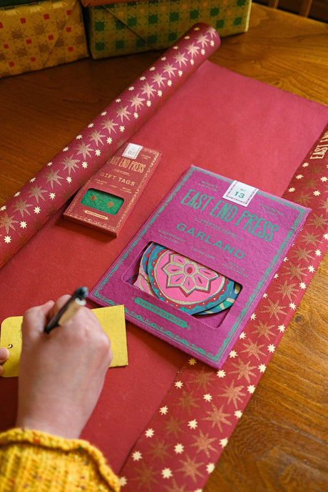 Baubles Sewn Paper Garland | East End Press