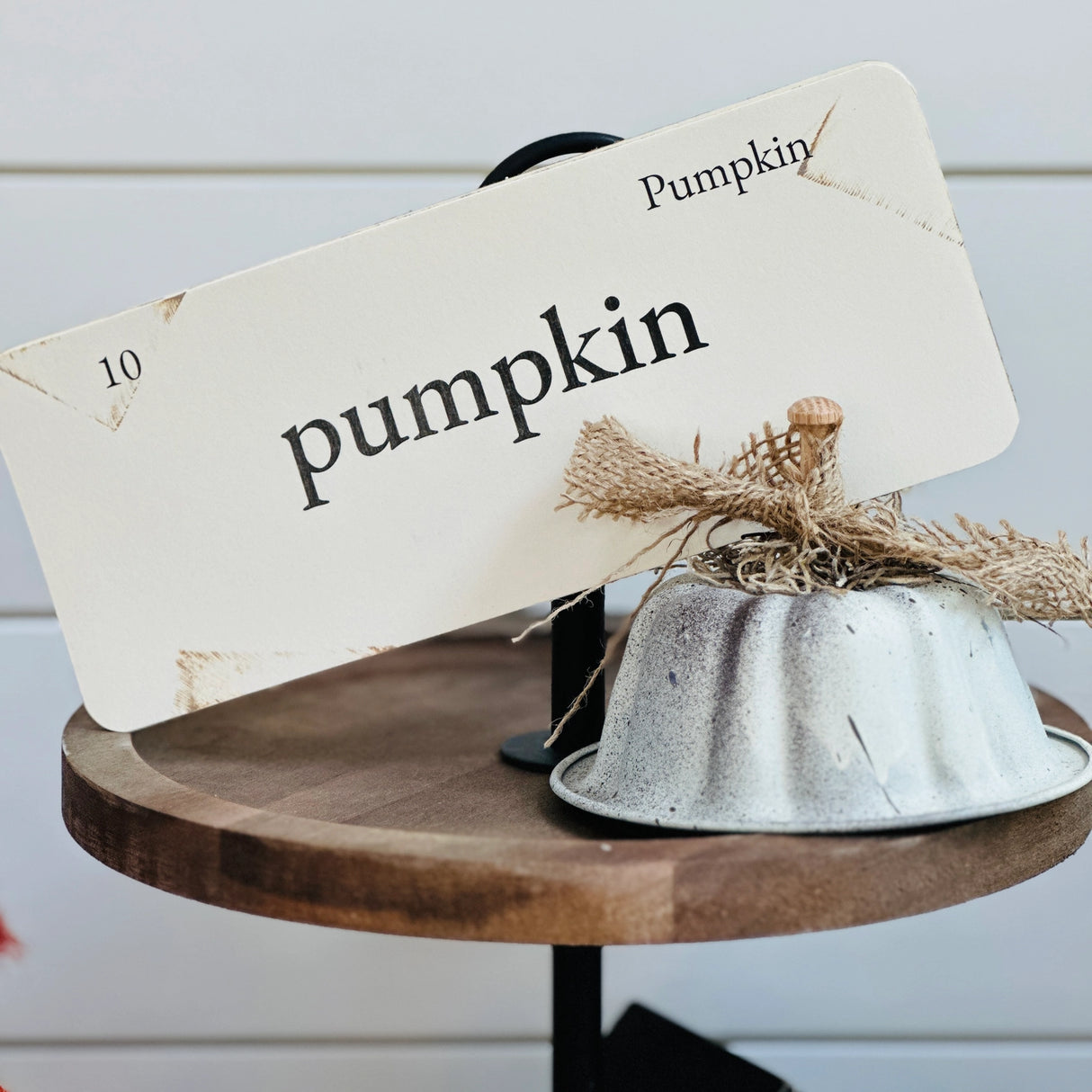 Vintage-Inspired Autumn Flashcards | Set of 6