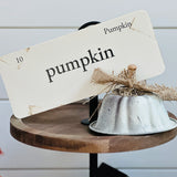 Vintage-Inspired Autumn Flashcards | Set of 6