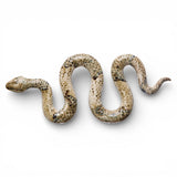 ceramic snake figurine reactive glaze decorative shelf accent
