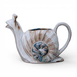 ceramic snail watering can by creative co-op
