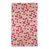 Cheery Cherries Geometry Tea Towel