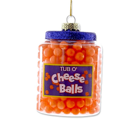 Glass cheese balls ornament by cody foster