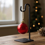 Black Metal Ornament Display Stand | 10'' Tall