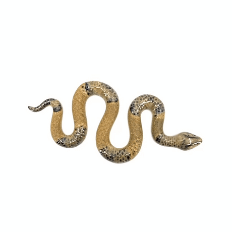 Reactive Glaze Ceramic Snake Decor