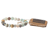 Stone Stack Bracelet Amazonite | Stone of Courage