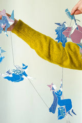 Wicked Witches Sewn Paper Garland | East End Press