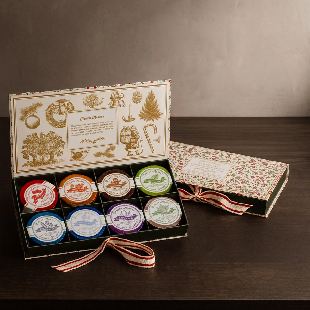 Holiday Shower Steamers Gift Box (Set of 8)
