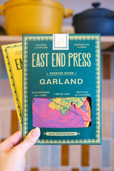Hand-Sewn Vegetables Paper Garland | East End Press