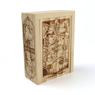 Protect Our National Parks Premium Playing Cards in Wooden Box