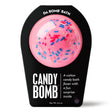 Da Bomb Candy Bomb pink bath fizzer with colorful sprinkles, cotton candy fragrance and a surprise inside