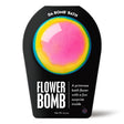 Da Bomb Flower Bomb layered pink, yellow and blue bath fizzer with primrose fragrance and a surprise inside
