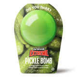 Da Bomb Pickle Bomb bright green dill pickle scented bath fizzer with a surprise inside