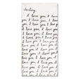 darling i love you wood art tile 9x18 sugarboo wall decor handwritten script sign
