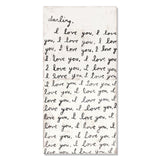 darling i love you wood art tile 9x18 sugarboo wall decor handwritten script sign
