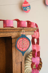 Baubles Sewn Paper Garland | East End Press