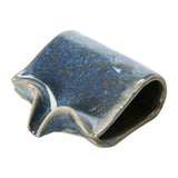 Reactive Glaze Ceramic Soap & Sponge Holder with Drip Spout