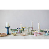 Ceramic Flower Footed Tealight Holder