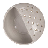 White Ceramic Berry Bowl Strainer