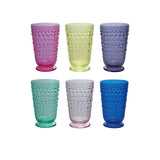 dotted colorful acylic drinkware by Creative Co-Op