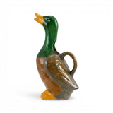 duck shaped ceramic pitcher hand painted stoneware creamer decorative animal pitcher kitchen decor