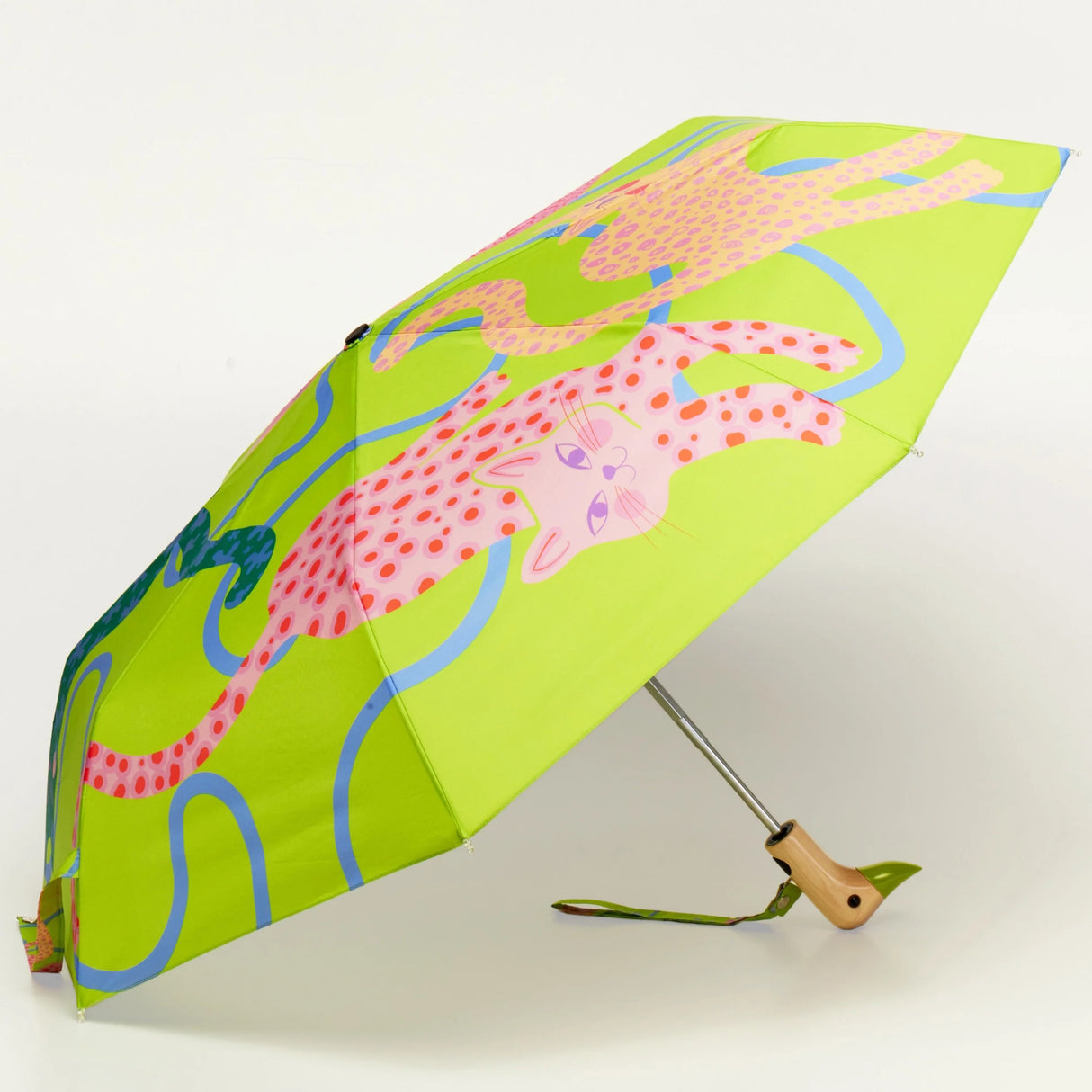 Original Duckhead Arty Cats Compact Umbrella