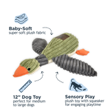 Plush Duck Squeaker Dog Toy