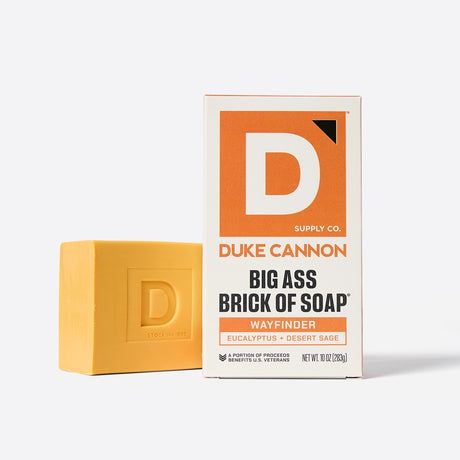 Duke Cannon Wayfinder 10 oz soap bar with eucalyptus and desert sage scent