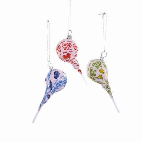 Vintage Dum Dum candy glass ornament in bright colors for holiday décor