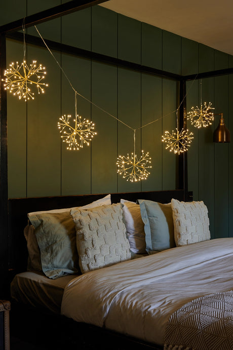 Gold Dandelion Drops LED Lights