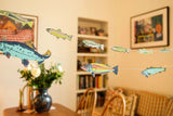 Hand-Sewn Tasty Anchovies Paper Garland | East End Press
