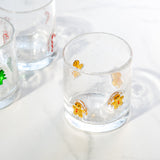 Christmas Icon Bubble Drinking Glass