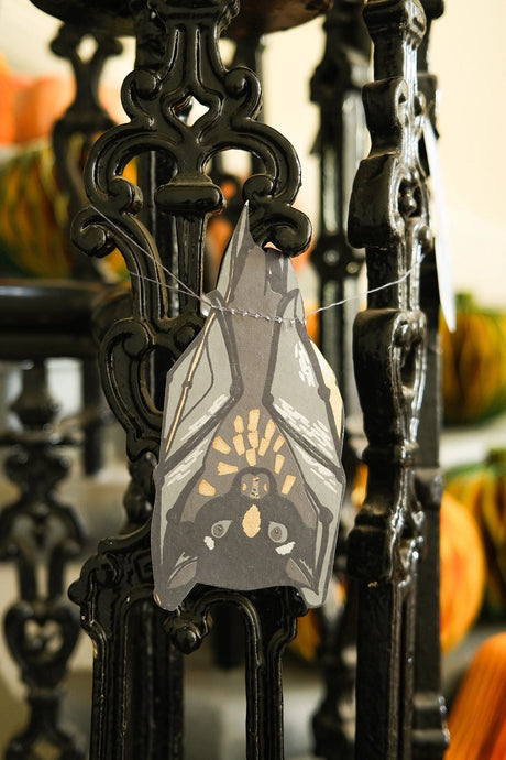 Bats Sewn Paper Garland | East End Press