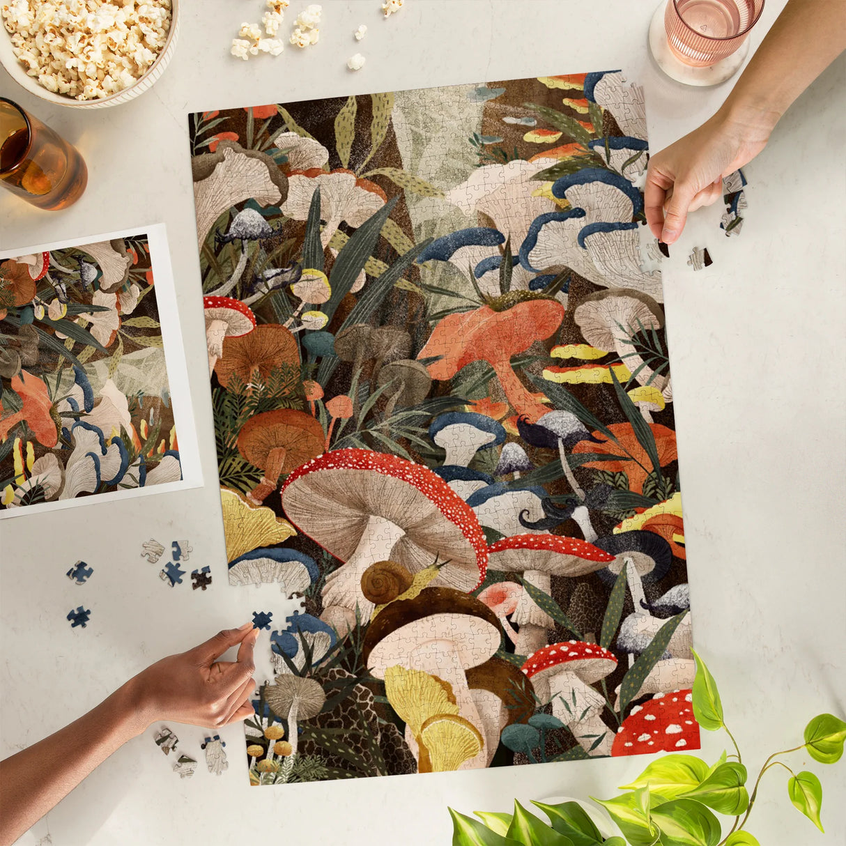 Woodland Mushrooms Jigsaw Puzzle