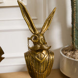 Eric the Hare Gold Aluminum Bust